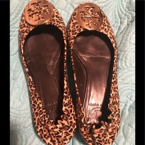 Leopard Print Tory Burch Flats